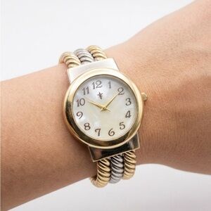 Gold and Silver Two-Tone Vintage  Watch